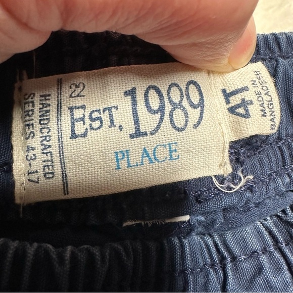 The Children’s Place Cargo Shorts Blue Size 4T - Picture 7 of 16